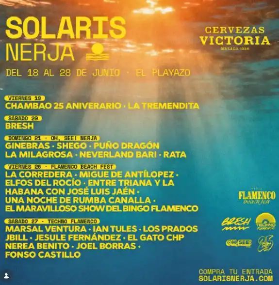 solaris nerja 2026 festival