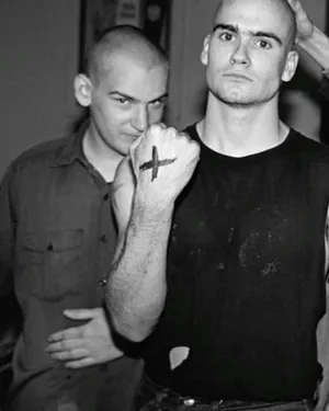 Ian MacKaye y Henry Rollins